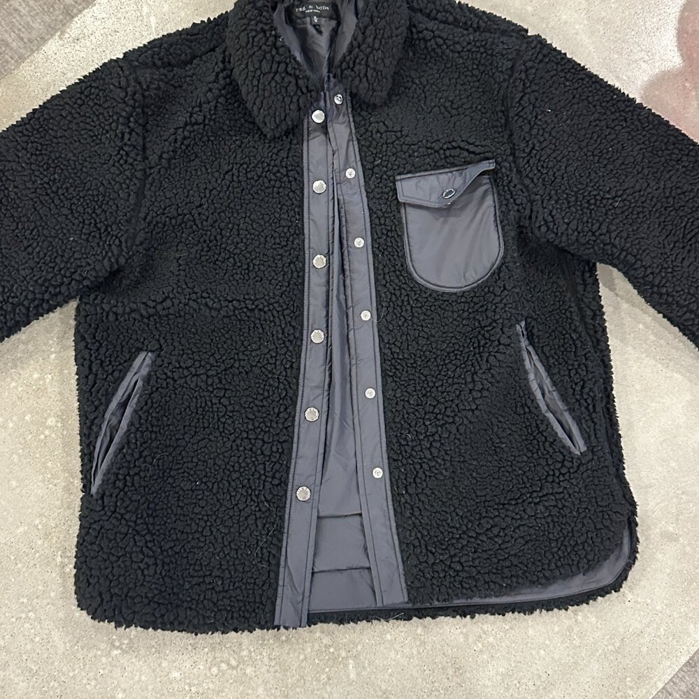 Rag & Bone Elliot Sherpa Shacket Nwot Size M $395 - image 4